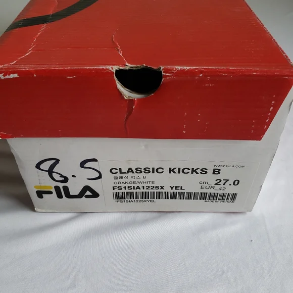 Pokémon x Fila Classic kicks B. Size M8.5. "S.Korea exclusive" sneakers - Picture 7 of 9